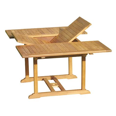 Teak Extendable Patio Table - TOTXT018 - Wholesale teak patio tables