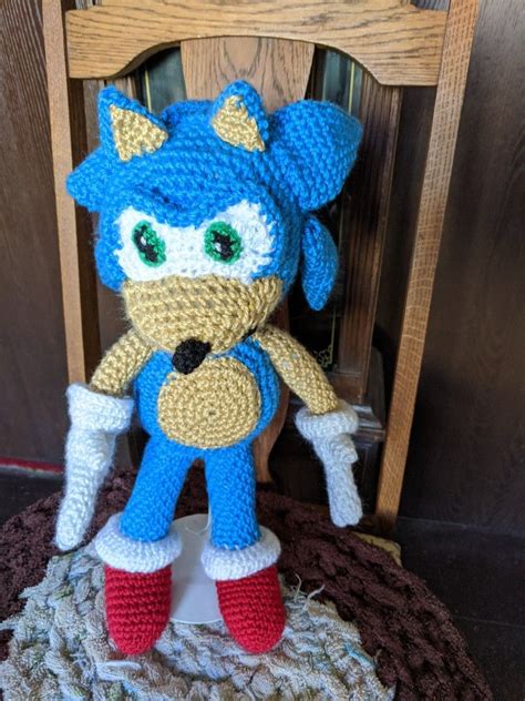 Sonic The Hedgehog Knitting Pattern - Mikes Nature