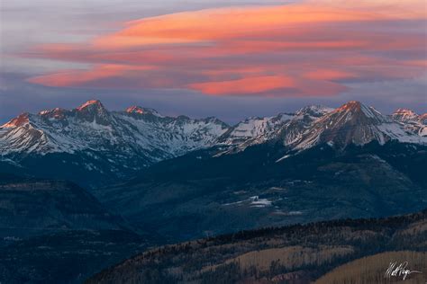 Peaceful sunset over Engineer Mountain (2018) | San Juan Mountains ...