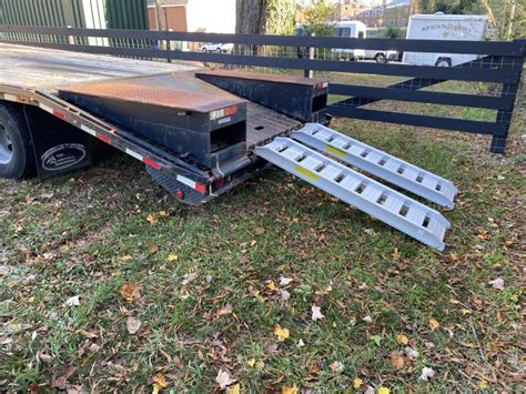 Aluminum Car Hauler Ramp Set - 60" x 14-1/2" - 6,000 lbs - Qty 2 Stallion Car Ramps 288-07502