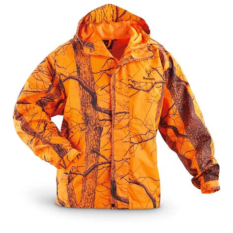 Huntworth Blaze Orange Microfiber Hunting Jacket - 638180, Blaze Orange & Blaze Camo at 365 ...