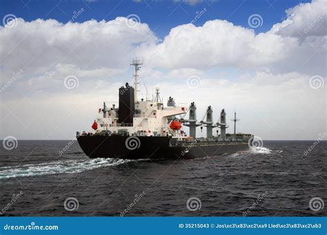 General cargo vessel stock image. Image of anchor, anchorage - 35215043