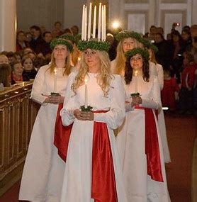 Santa Lucia, an old swedish tradition amongst the swedish speaking in ...