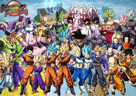 3840x2160px, 4K Free download | Dragon Ball FighterZ all characters so ...