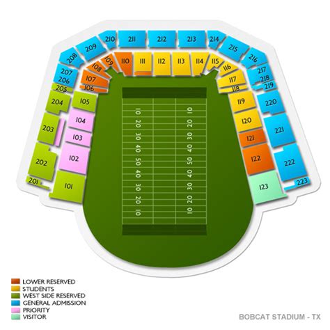 Bobcat Stadium - TX Seating Chart | Vivid Seats