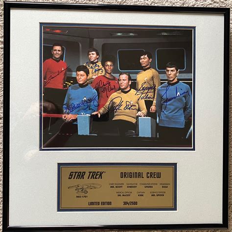 Lot Detail - Iconic Star Trek Original Series cast signed ...