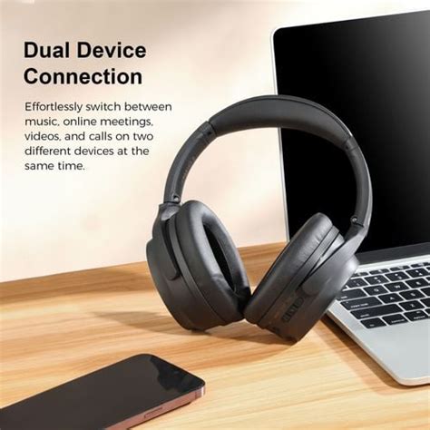 Edifier WH700NB Wireless Active Noise Cancellation Over-Ear Headphones, Bluetooth 5.3, Dual ...