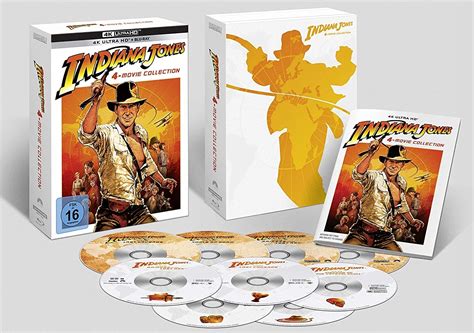 Indiana Jones: 4-Movie Collection 4K Blu-ray Release Date June 10, 2021 (DigiPack) (Germany)