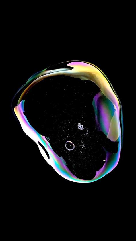 Bubble [OC] (Saving battery for amoled display) | Holographic wallpapers, Bubbles wallpaper ...