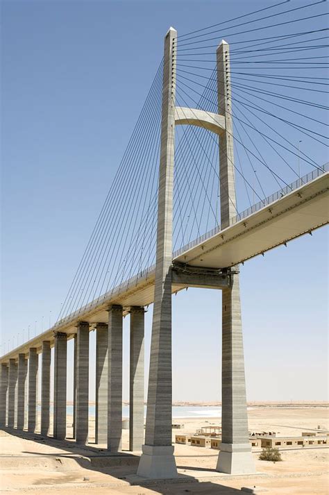 Suez Canal Bridge - Wikipedia, the free encyclopedia | Suez, Bridge ...