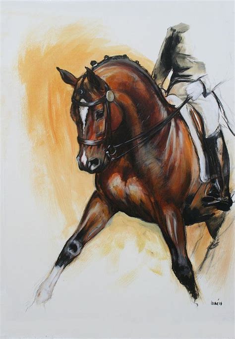 Beautiful Equine horse LE dressage by heatherirvinefineart on Etsy print only un-mounted/matted ...