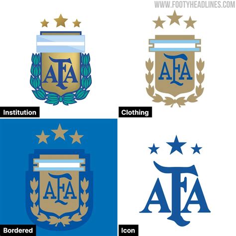 This is Bad: Argentine Football Association Update Logos, but They Are Different From Those of ...