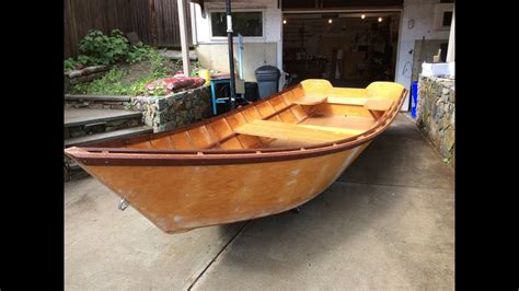 Wooden Boat Build - 17ft Flat Bottom Skiff - YouTube