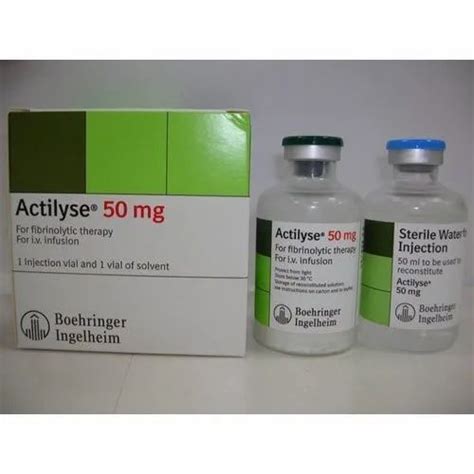 Boehringer Ingelheim Liquid Actilyse Injection, For Hospital, 50mg at Rs 49899/piece in Delhi