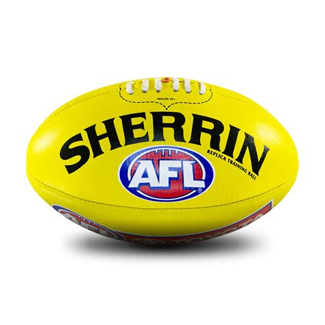 AFL Replica Training Ball - Yellow - Size 4