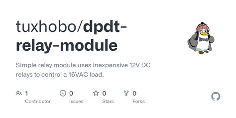 GitHub - tuxhobo/dpdt-relay-module: Simple relay module uses ...