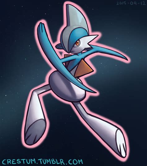 -Shiny Gallade- by Crestyverse on DeviantArt