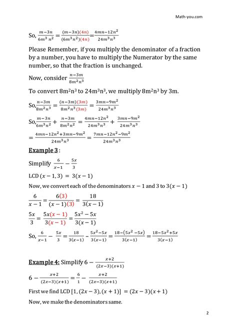 Rational Functions