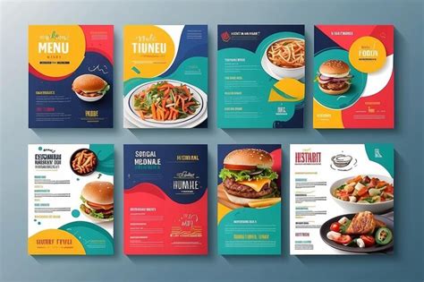 Premium Photo | Abstract Restaurant Flyer Design Template restaurant menu and flyer design ...