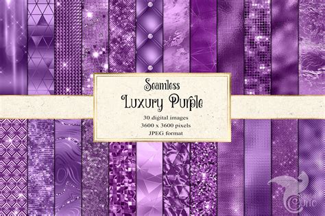 Luxury Purple Textures Digital Paper Seamless Purple Glitter - Etsy