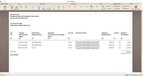 QNE Accounting Software BIR SAWT - QNE Software Philippines, Inc.