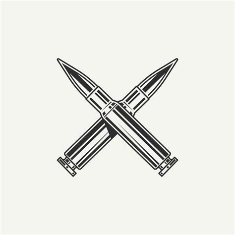 bullet ammo vintage logo icon graphic resource 6187365 Vector Art at Vecteezy