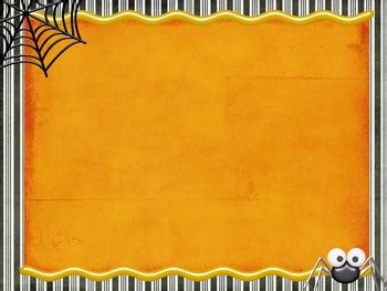 Halloween themed Powerpoint backgrounds by Emily Foster | TPT