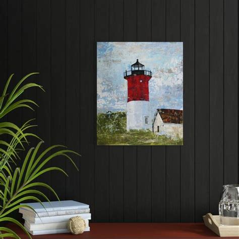 Breakwater Bay 'Lighthouse Beacon I' Painting on Canvas & Reviews | Wayfair