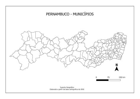 MAPAS PARA COLORIR – PERNAMBUCO