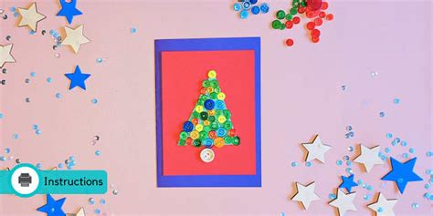 Button Christmas Tree Card | Christmas Crafts (teacher made)