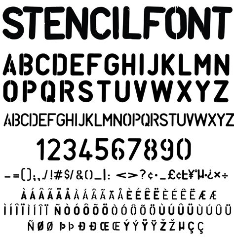 Best Stencil Fonts