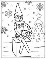 26 Elf On The Shelf Coloring Pages Free PDF Printables sketch template