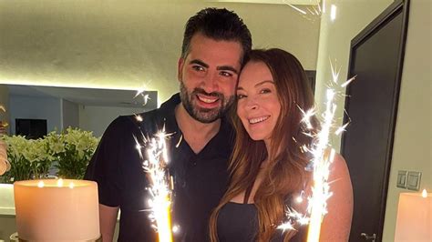 Lindsay Lohan and Bader Shammas Celebrate Their Engagement Together in Kuwait