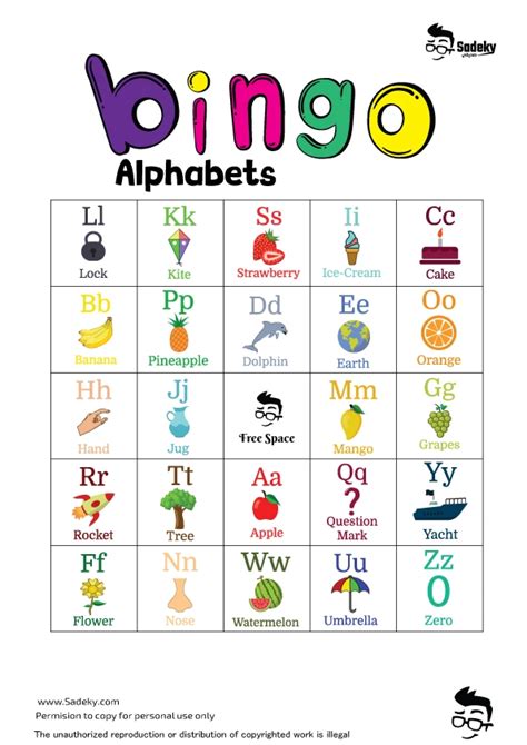 Awesome Free Alphabet Bingo Printables Cards Game For Kids | Sadeky