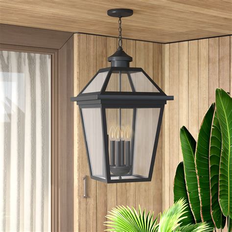 Lark Manor Manwe 4 - Light Outdoor Hanging Lantern & Reviews | Wayfair