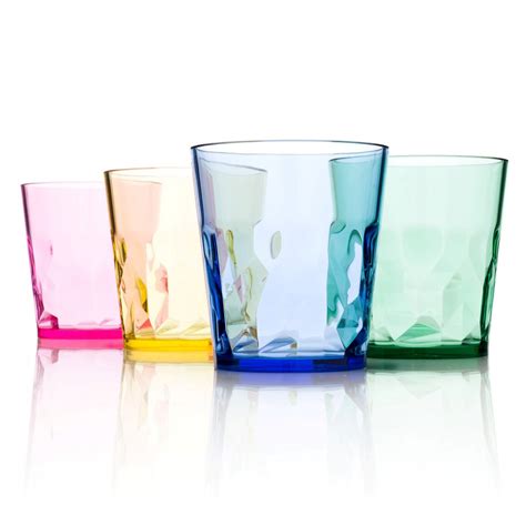 SCANDINOVIA 8 oz Premium Drinking Glasses - Set of 4