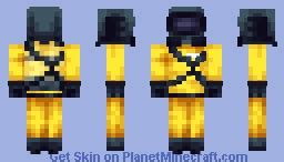 Hazmat lethal company suit Minecraft Skin