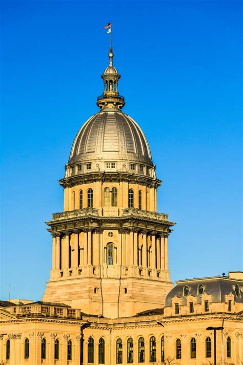 Illinois State Capitol Building, Springfield, IL Stock Photo - Image of ...