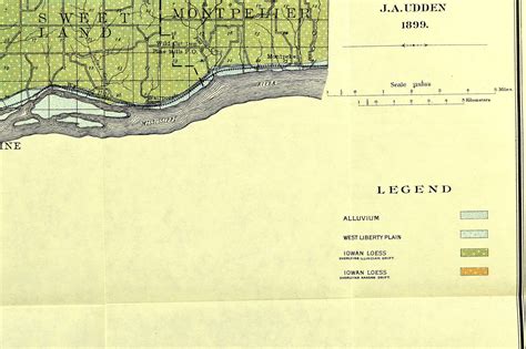 Muscatine County Map Antique Iowa Map Muscatine Original West | Etsy