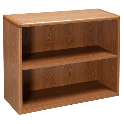 Hon Used 2 Shelf Bookcase, Oak - National Office Interiors and Liquidators