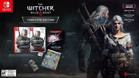 The Witcher 3 Switch packs 16 DLCs/expansions on 32GB card