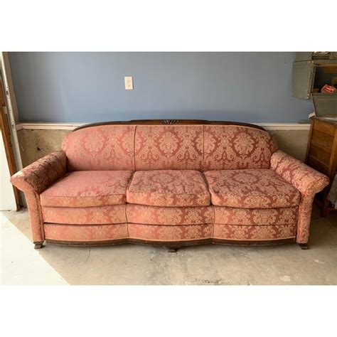 1920s Antique Davenport Sofa Bed | Chairish