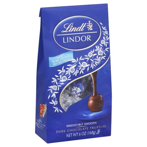 Lindt Lindor Dark Chocolate Candy Truffles - 6 oz. – BrickSeek