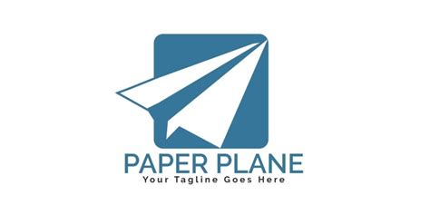 Paper Plane Logo Design. by IKAlvi | Codester