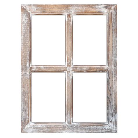 Buy Barnyard Designs 18x24 Rustic Window Frame Wall Decor, Farmhouse Window Wall Decor, Vintage ...