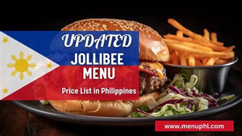 JOLLIBEE MENU PHILIPPINES & UPDATED PRICES 2024