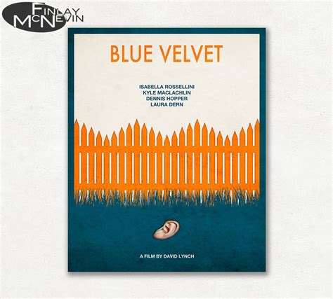 BLUE VELVET Movie Poster, Fine Art Print Blue - Etsy