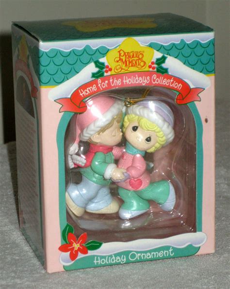 Precious Moments Christmas Tree Ornament 266094 Home For the Holidays Collection Enesco Boy Girl NIB