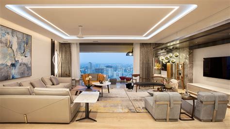 Mumbai: Luxe finishes, metallic tones and an open plan sets this flat apart | Architectural ...