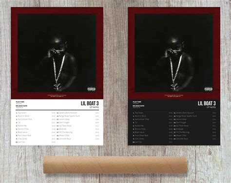 Lil Yachty Lil Boat 3 Album Cover Poster for Home Wall Art - Etsy